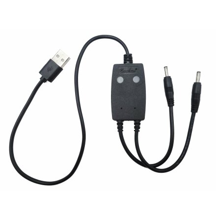 USB-A ladekabel til 7,4 V lithium batterier